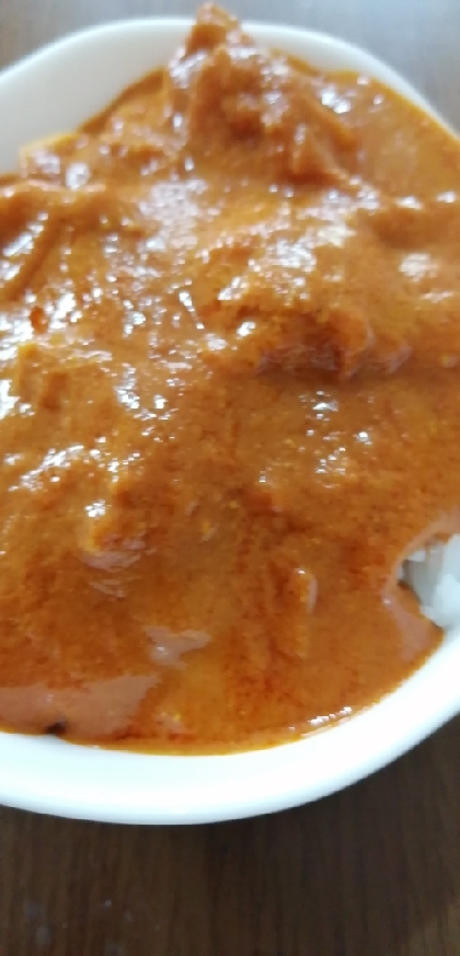 いつもの調味料でバターチキンカレー（ルー不使用）