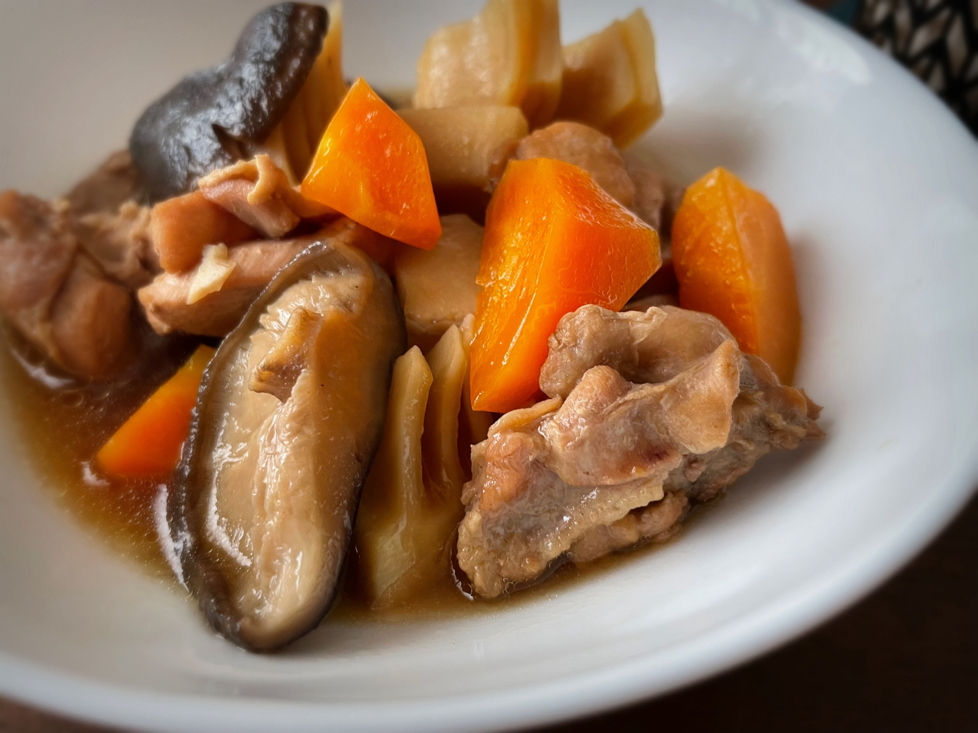 【甘さ控えめ】筍と鶏肉のうま煮