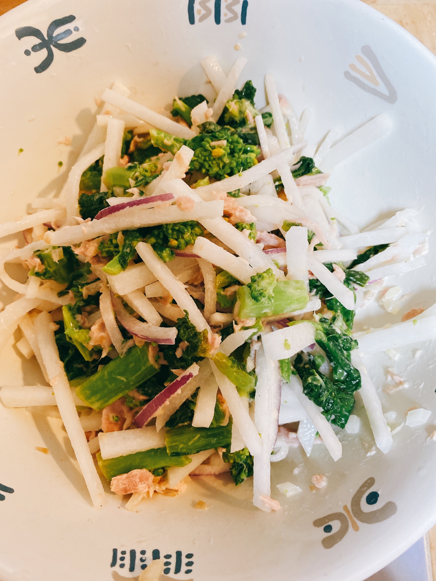 菜の花と大根とツナのサラダ レシピ 作り方 By サフラン Pls 楽天レシピ 菜の花と大根とツナのサラダ レシピ 作り方 By サフラン Pls 楽天レシピ