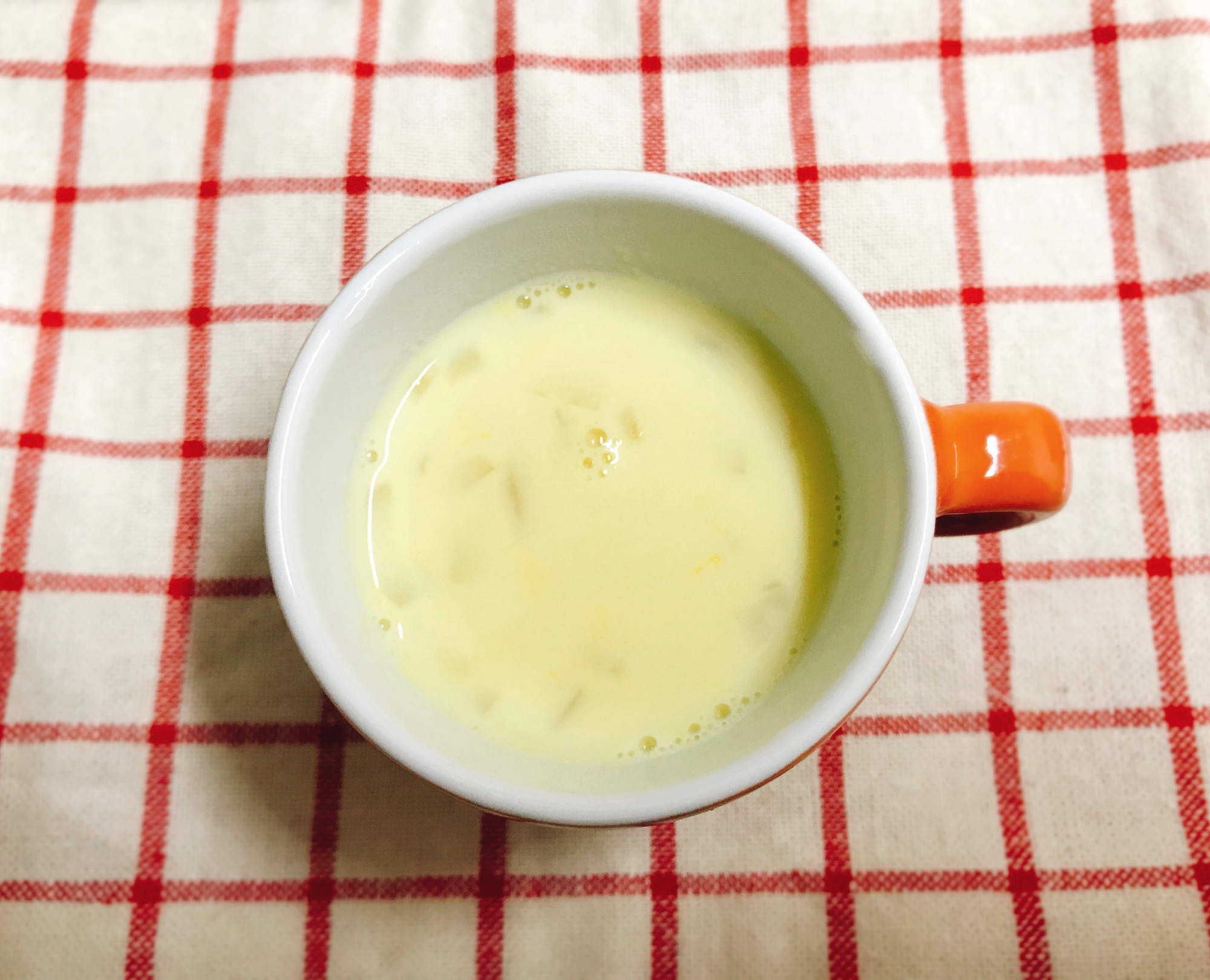 【離乳食後期】かぼちゃと豆乳スープ