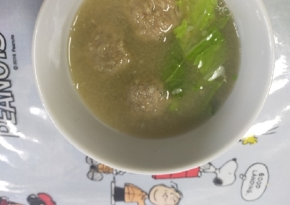紅蓮華ちゃん(*´∇`)ﾉ鶏団子スープヾ(o・ω・)ノヤミツキ～.｡ﾟ+.(･∀･)ﾟ+.ﾟΨ( 'ω'* )美味しかったです＼(^o^)／