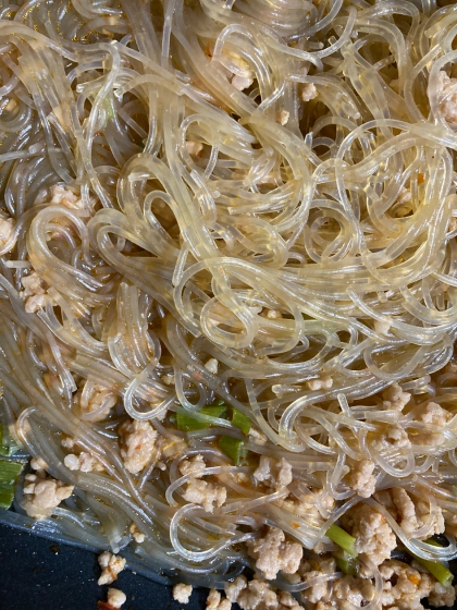 簡単・子供が大好き！豚ひき肉の麻婆春雨♪