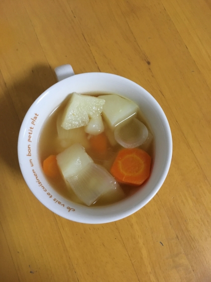 角切り野菜のコンソメスープ