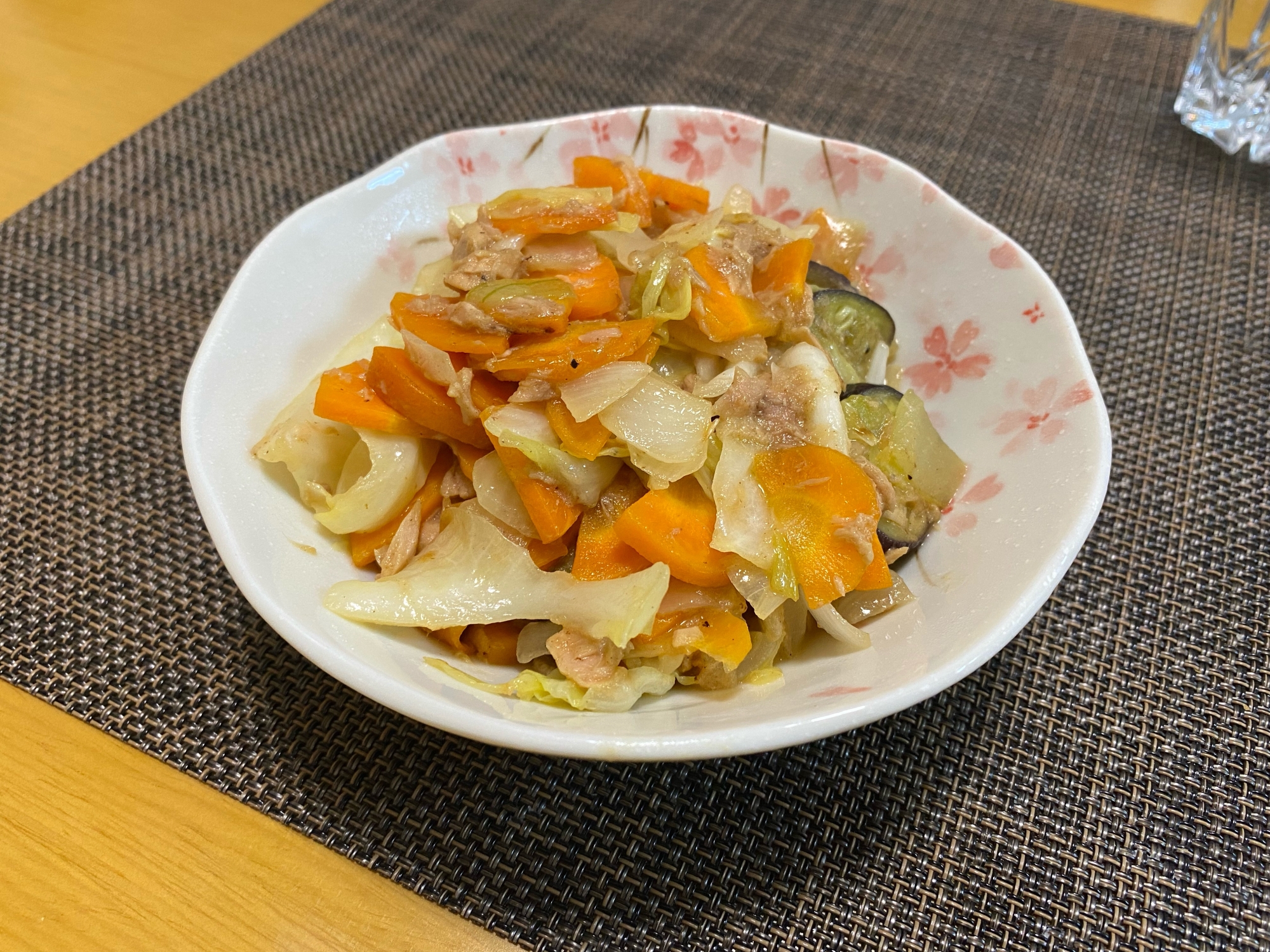 ツナの中華風野菜炒め