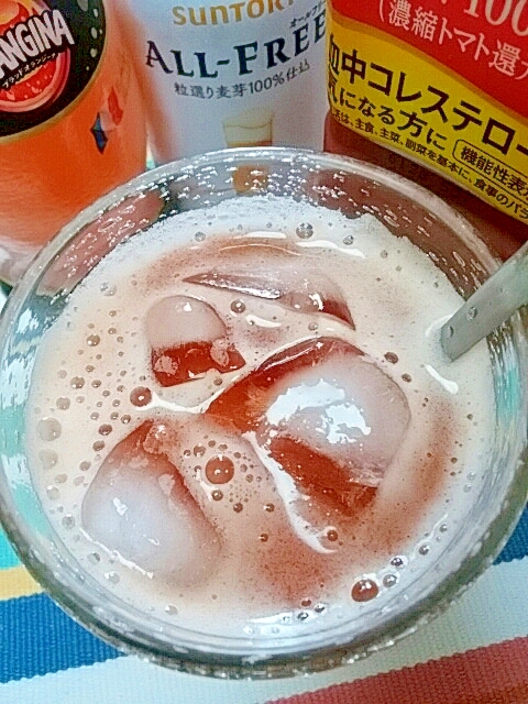 ノンアルコールカクテル レッド アイ風 レシピ 作り方 By Nyan260 楽天レシピ