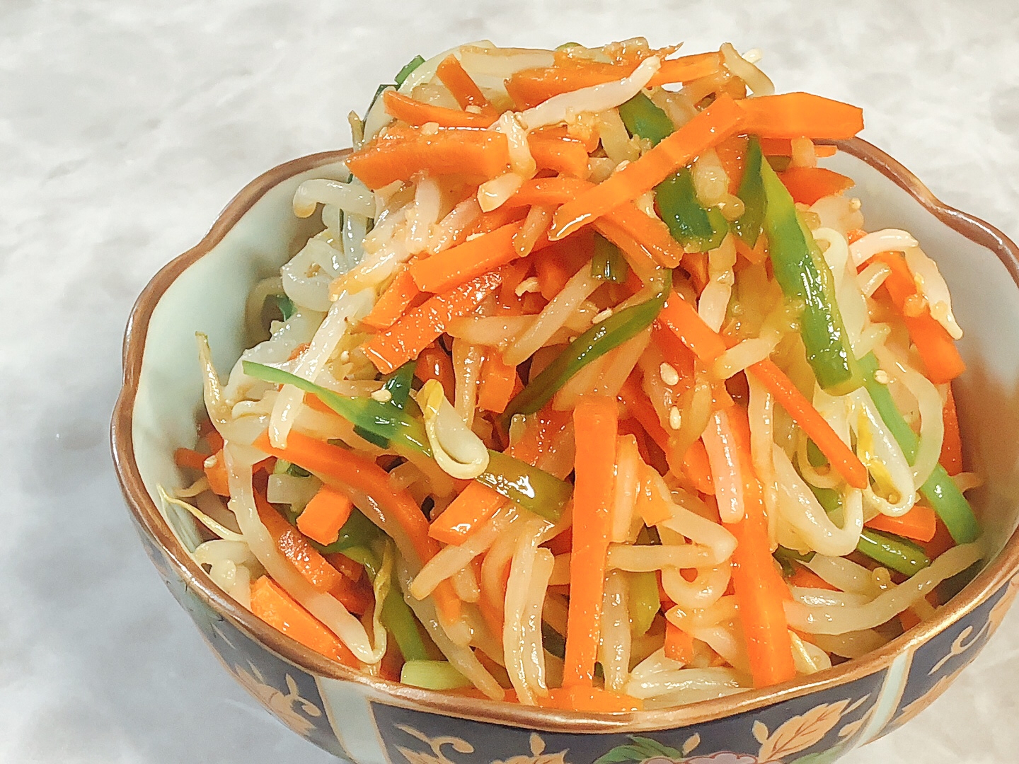 もやしとにんじんとニラで 三色ナムル レシピ 作り方 By Espresso Gohan 楽天レシピ もやしとにんじんとニラで 三色ナムル レシピ 作り方 By Espresso Gohan 楽天レシピ