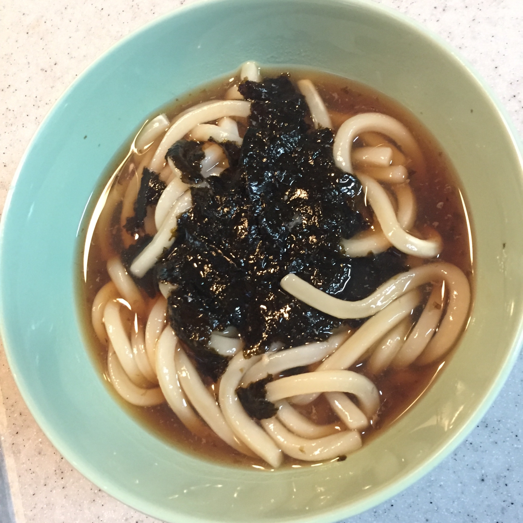 海苔あんかけうどん