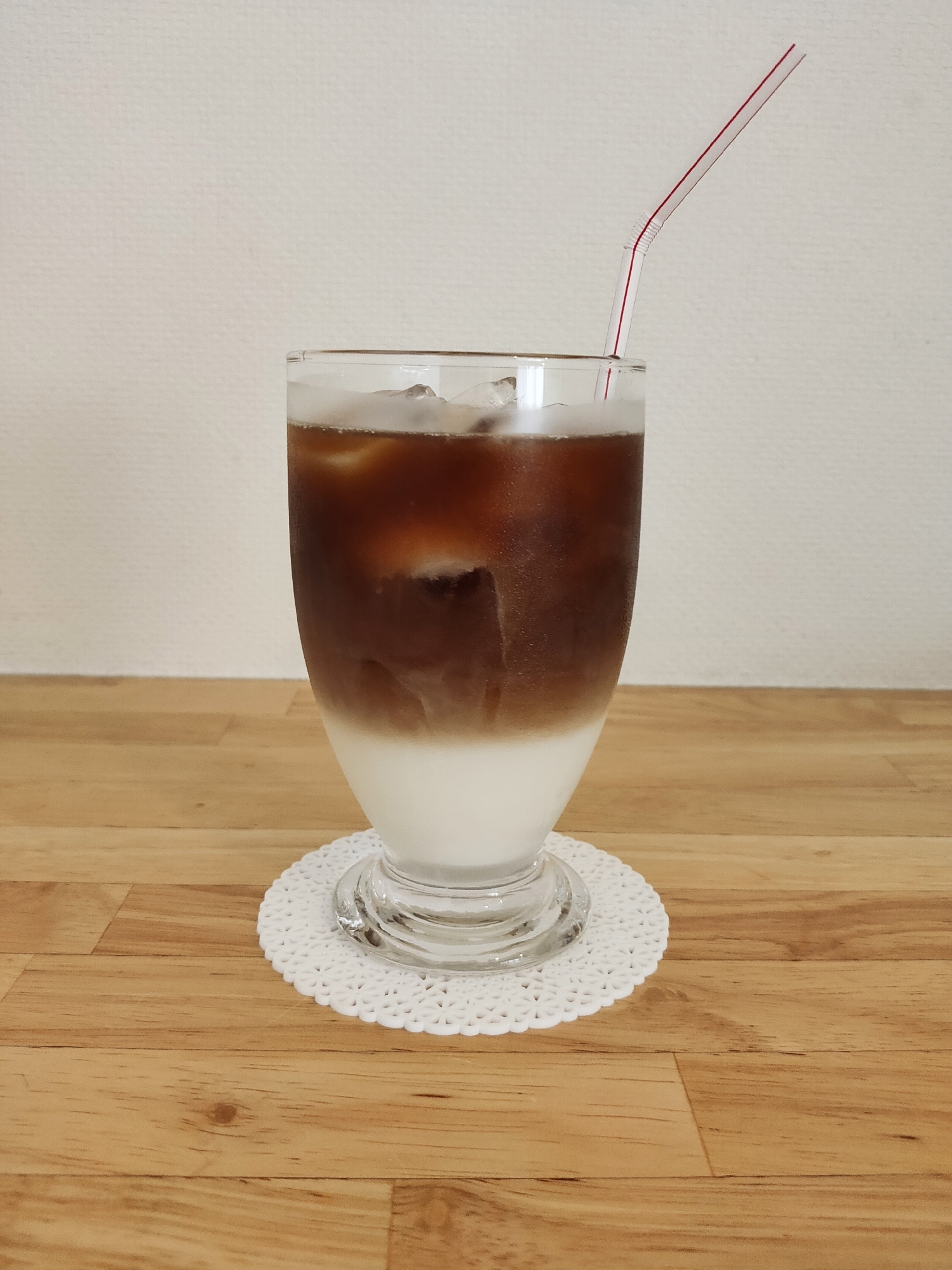 おうちカフェ♡喫茶店みたいな2層カフェオレ