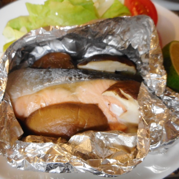 鮭とナスとシイタケのホイル蒸し レシピ 作り方 By Mococo05 楽天レシピ 鮭とナスとシイタケのホイル蒸し レシピ 作り方 By Mococo05 楽天レシピ