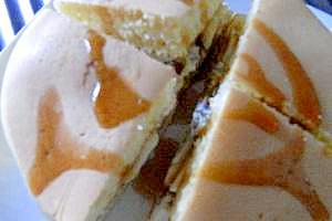 ホットケーキでバナナヨーグルトサンド