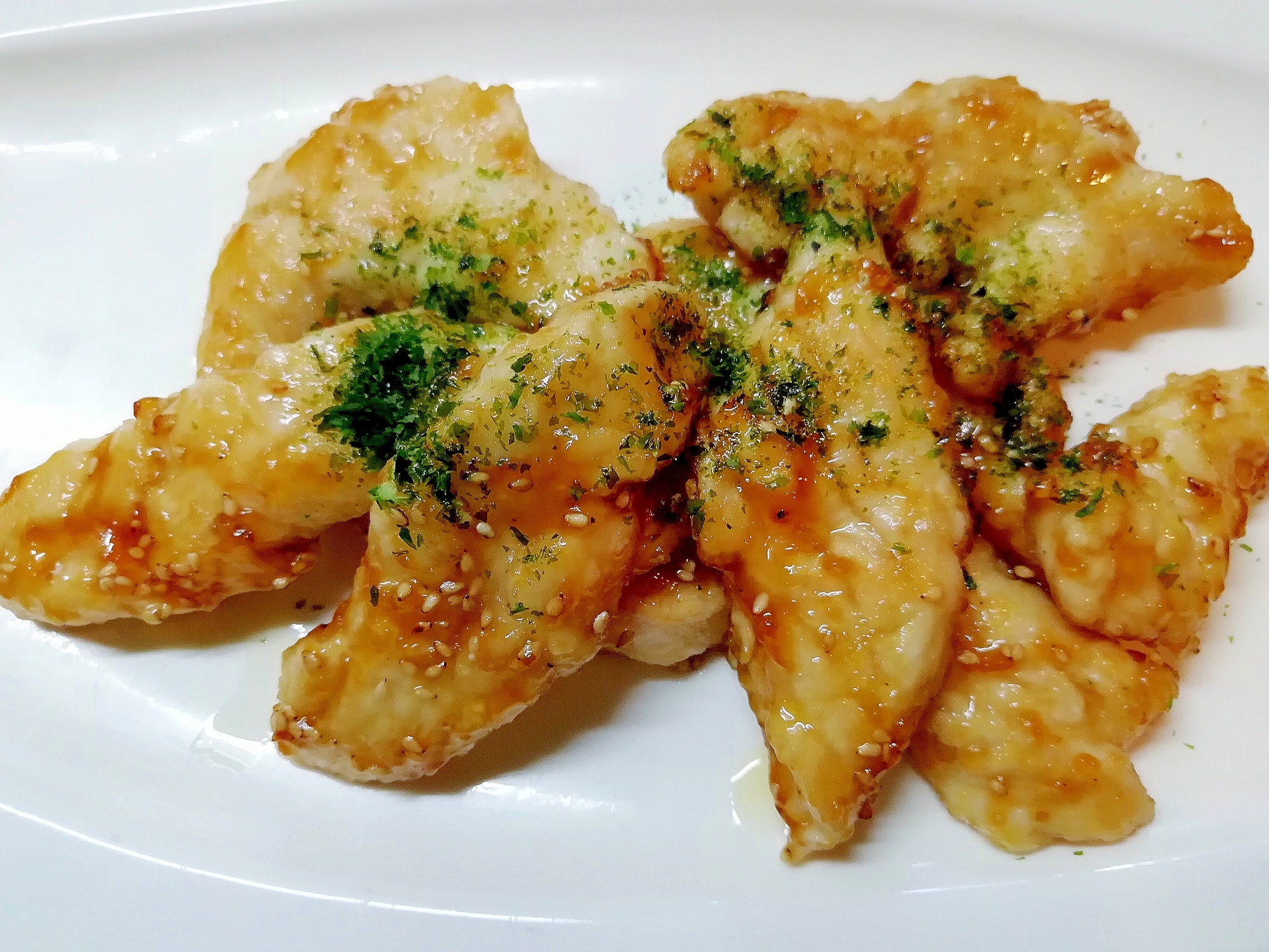 やわらか い 鶏ささみの照り焼き レシピ 作り方 By さとママ3645 楽天レシピ