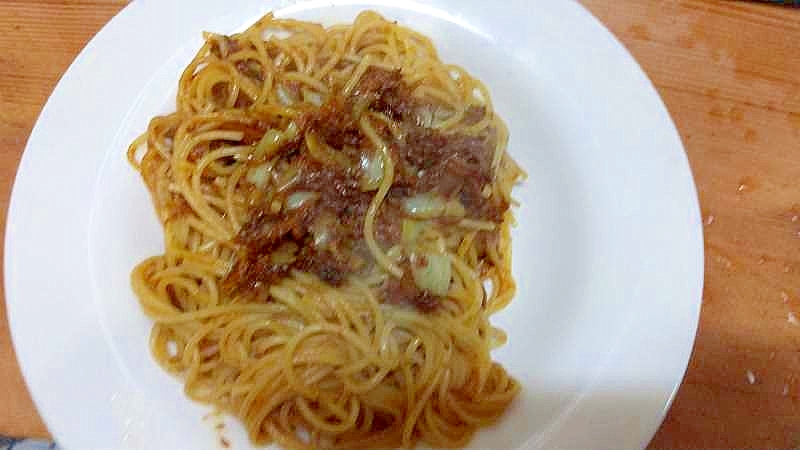 カレースパゲッティ/マグロ味付け缶