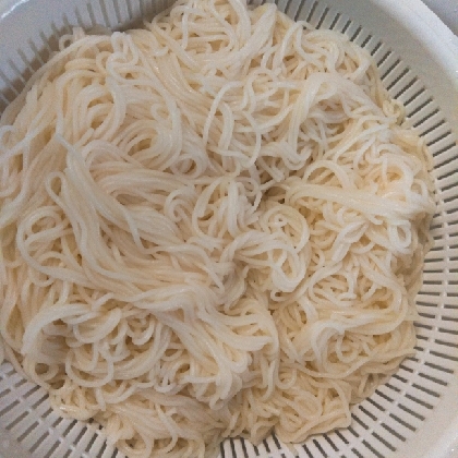 いつもと違う!もっちりツヤツヤ素麺