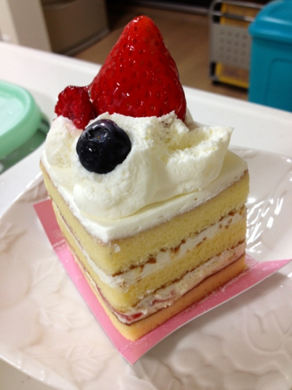 定番のショートケーキ