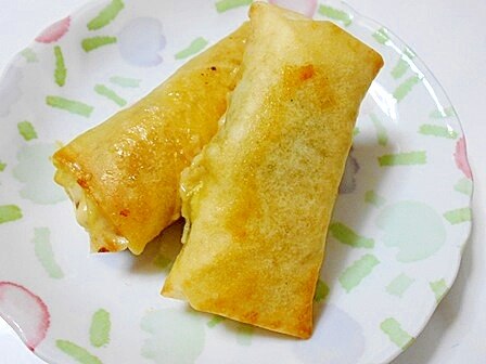 オーブンで 鮭と法蓮草とチーズの洋風春巻き レシピ 作り方 By V るん 0394 楽天レシピ