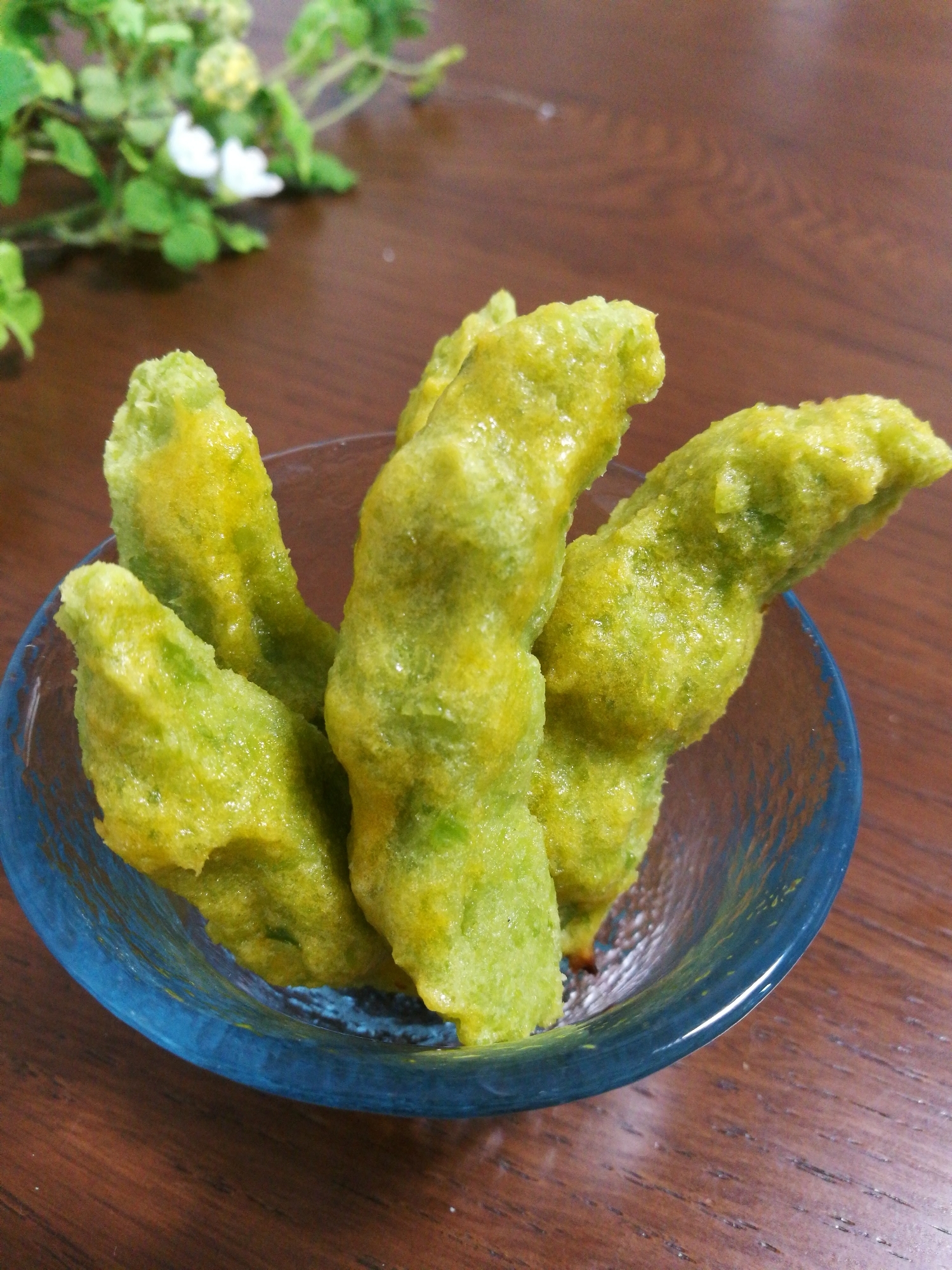 おやつにずんだ餡のスイート枝豆♡