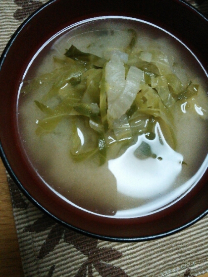 野菜の味噌汁