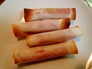 トースターでカリッ ソーセージ春巻き レシピ 作り方 By ぷ みぃまま 楽天レシピ