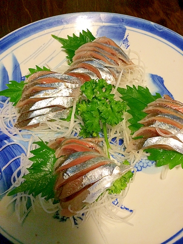 2014初☆秋刀魚のお刺身