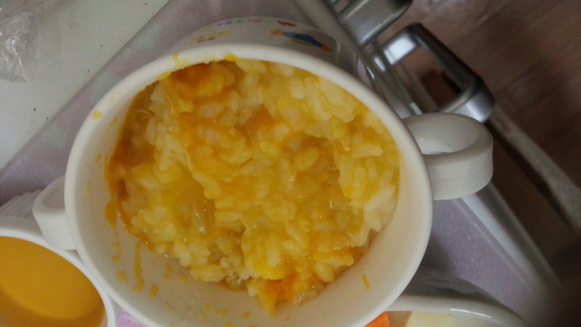 【離乳食後期】まぐろとかぼちゃのクリーム粥