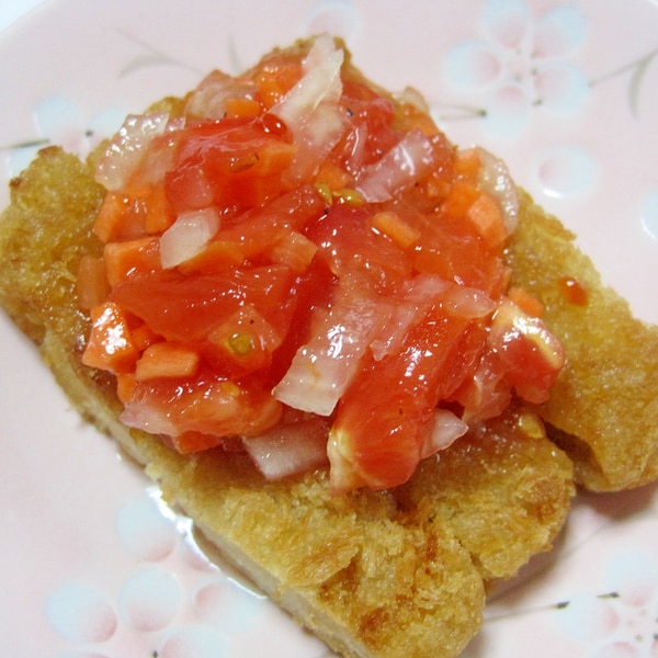 トンカツのトマトソース レシピ 作り方 By Yukkiy8 楽天レシピ トンカツのトマトソース レシピ 作り方 By Yukkiy8 楽天レシピ