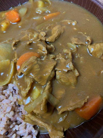 炊飯器で✧*牛すじカレー