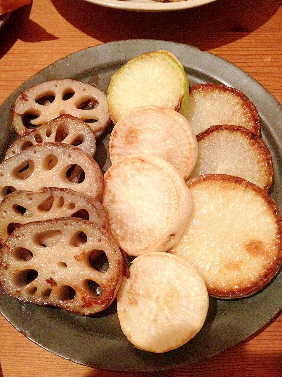 干し大根と蓮根のグリル