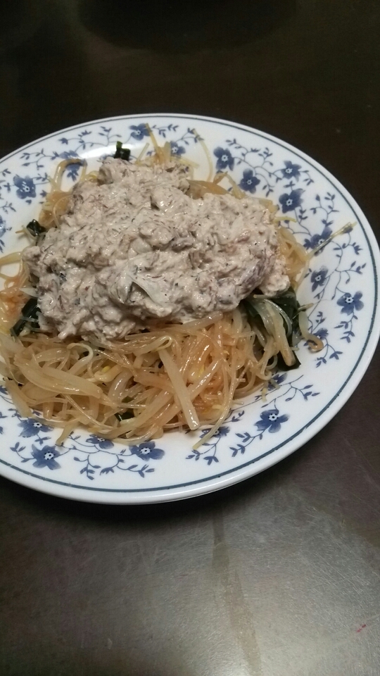 さば缶の春雨サラダ