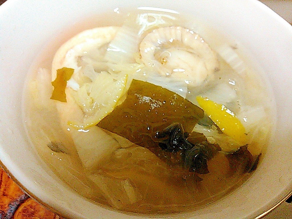 海鮮☆春雨ワカメ野菜スープ