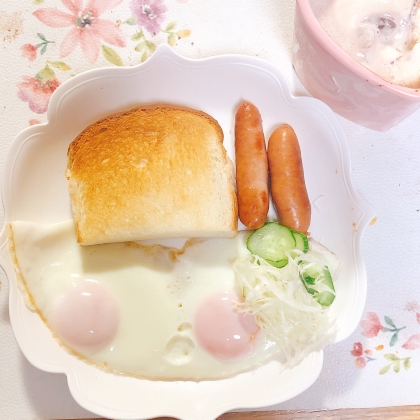 ➿ウインナーと野菜の卵炒め➿