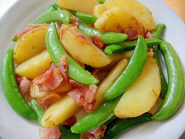 スナップエンドウとじゃがいものコンソメ炒め レシピ 作り方 By Mint 楽天レシピ スナップエンドウとじゃがいものコンソメ炒め レシピ 作り方 By Mint 楽天レシピ