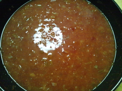 我が家の基本のトマトスープ