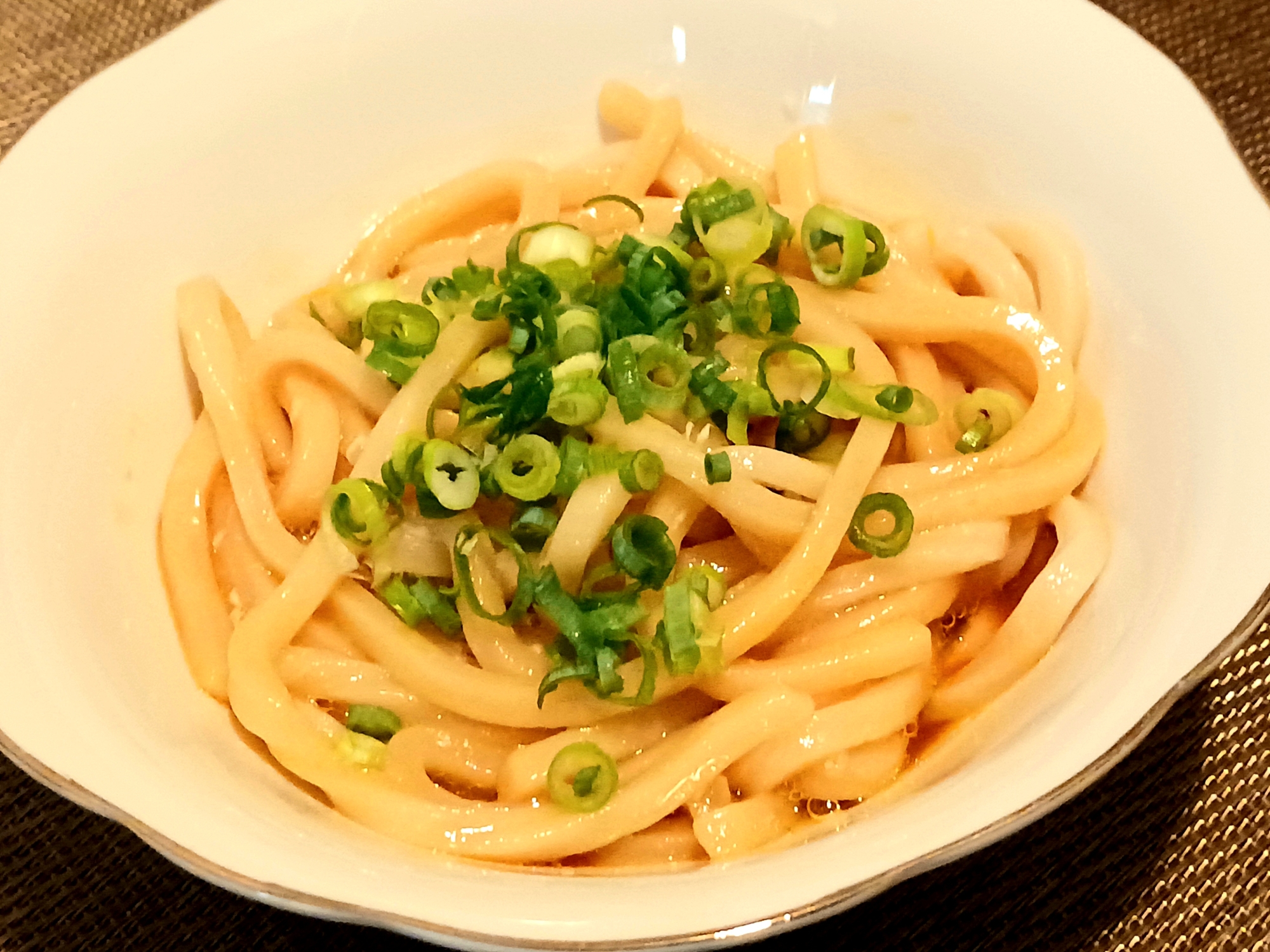 トリュフ醤油の釜玉うどん