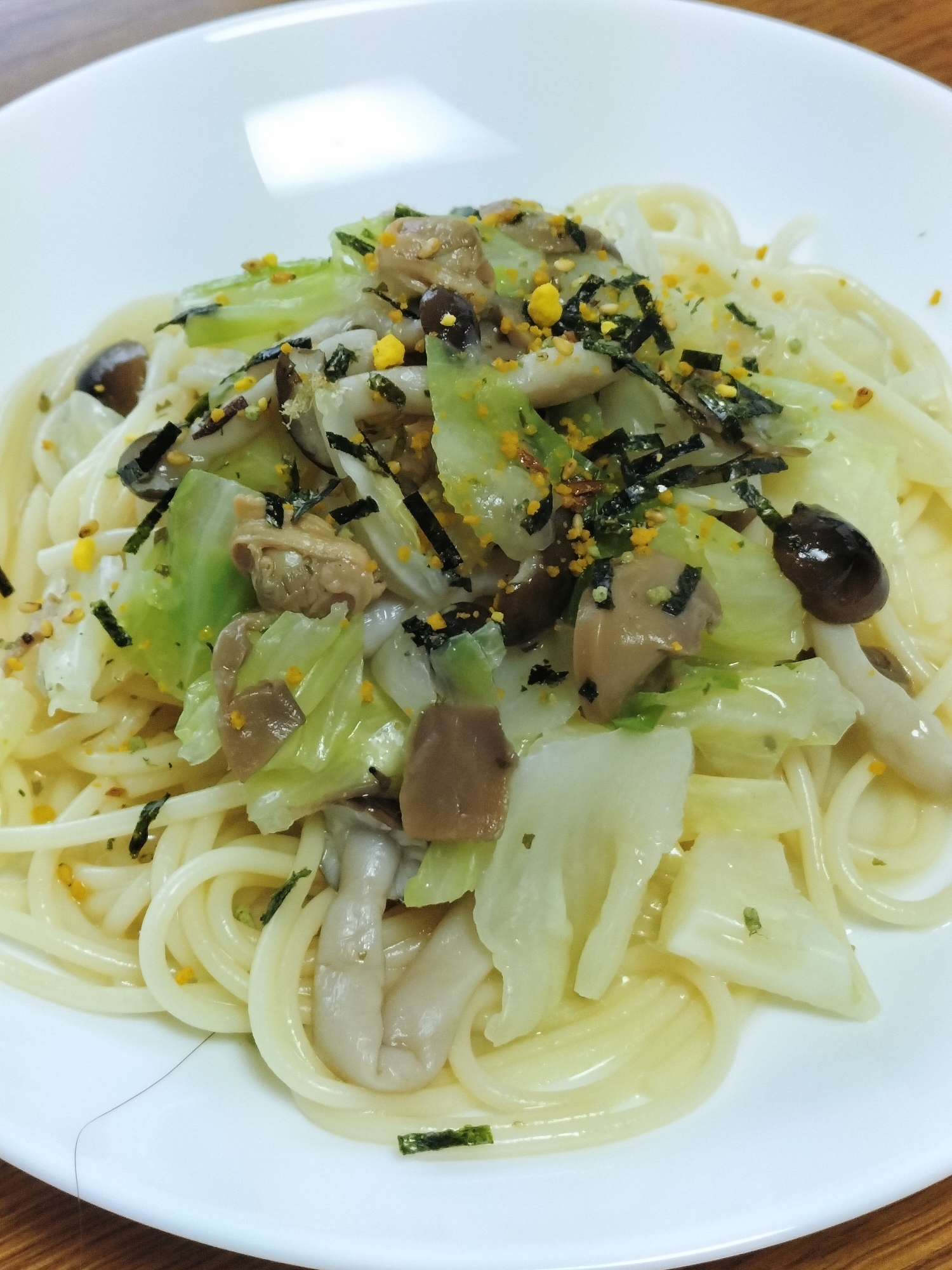 市販✻パスタソースでアレンジ「あさりきのこパスタ」