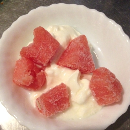 スイカヨーグルト
