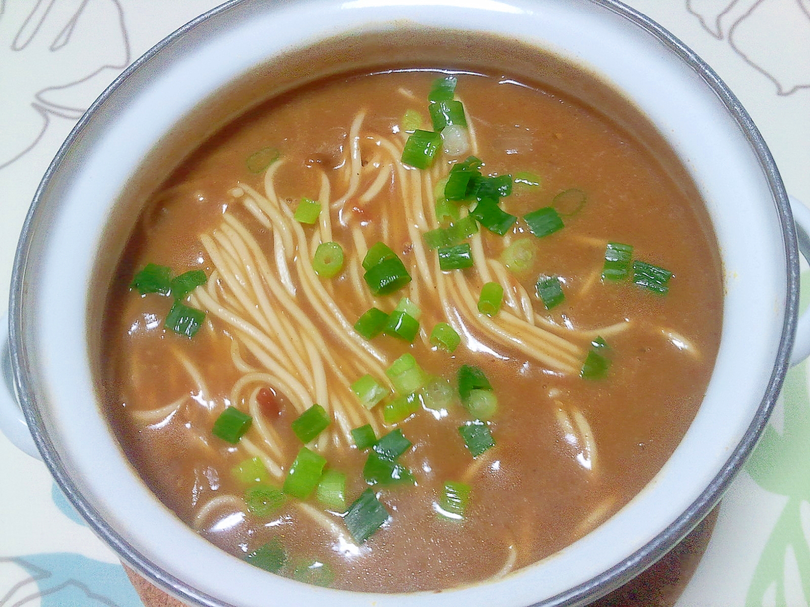 麺つゆ無しでカレーにゅうめん＋＋