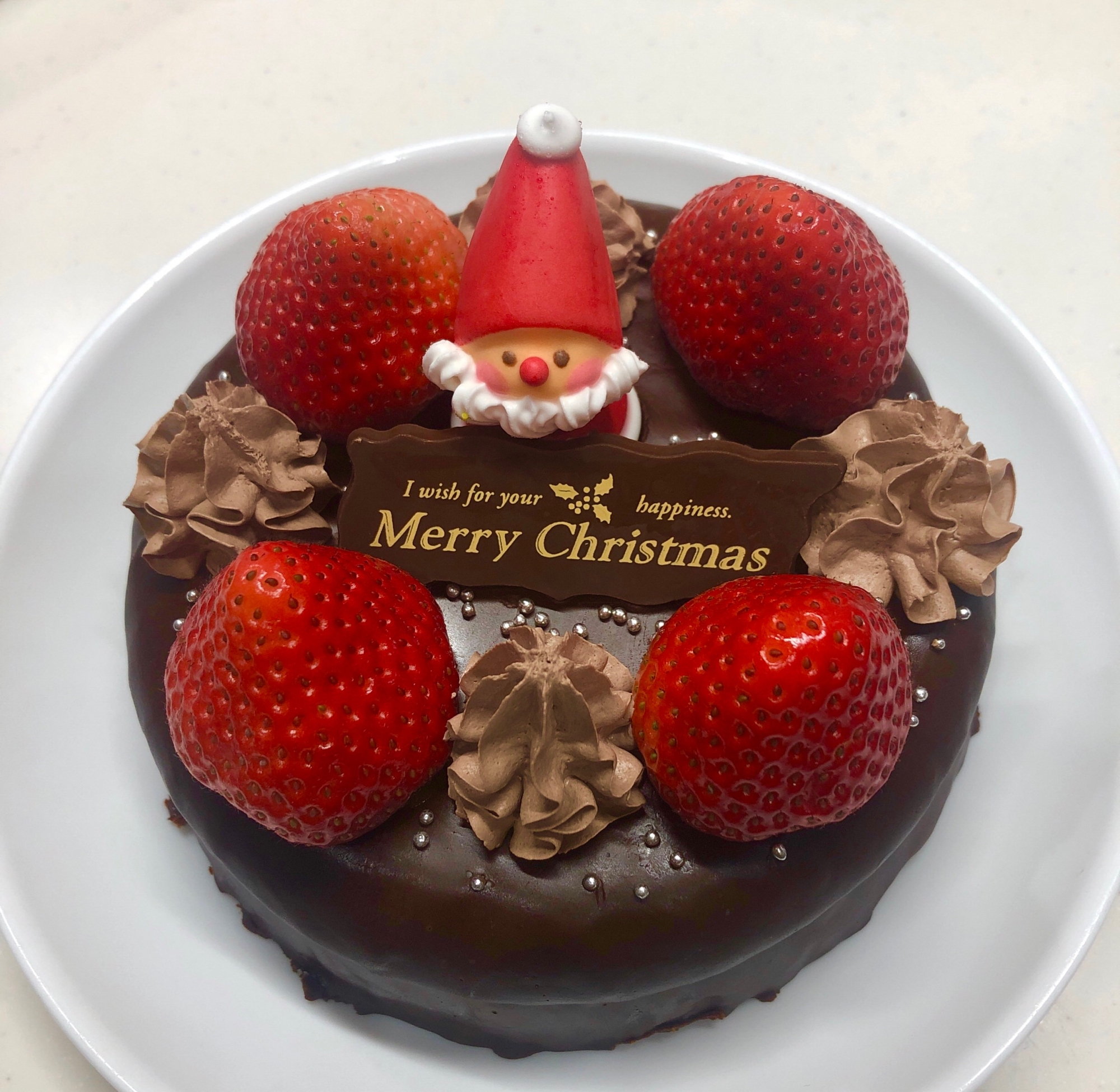 ザッハトルテ風・クリスマスケーキ