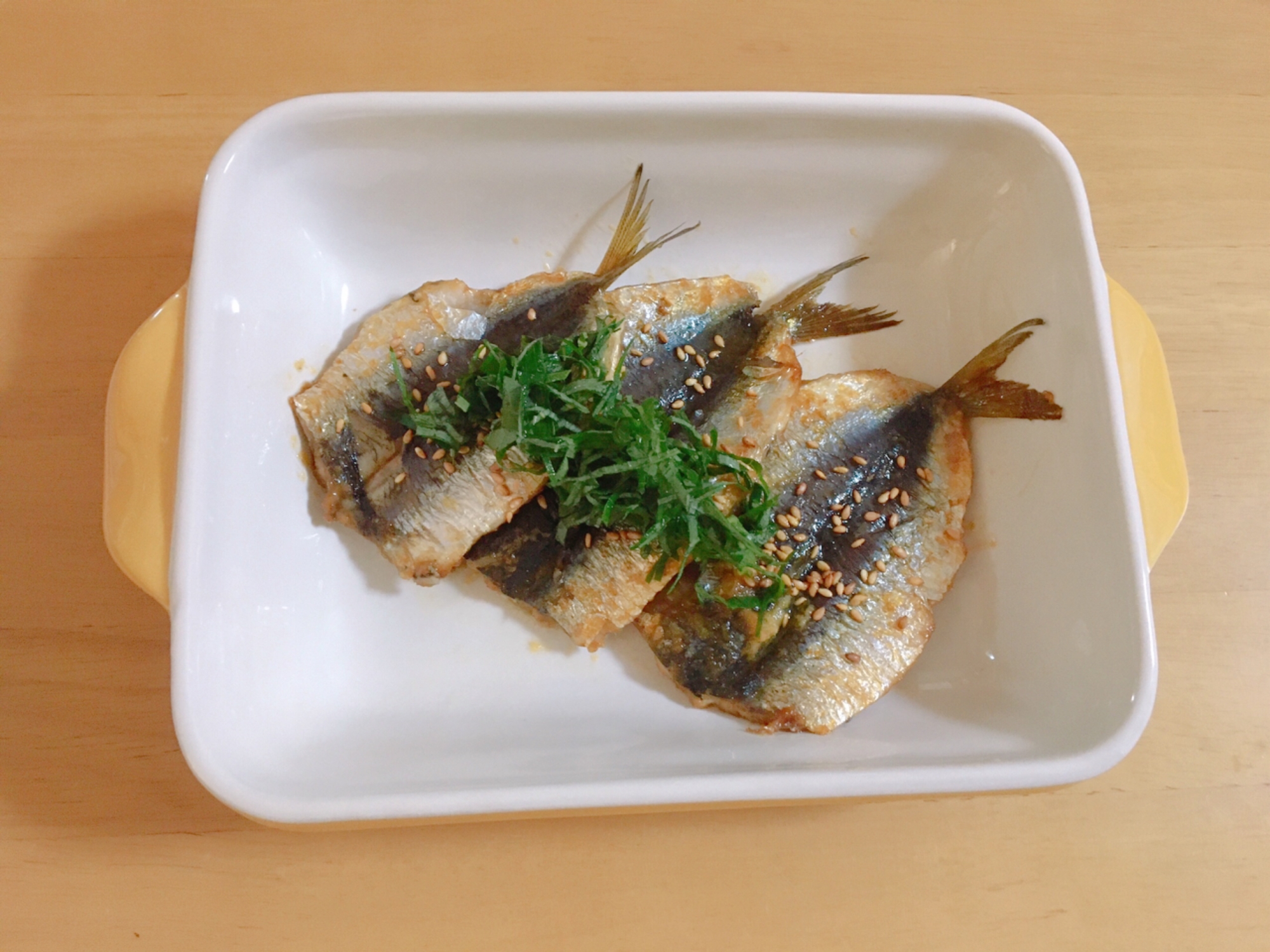 ご飯がススムイワシの蒲焼き✰