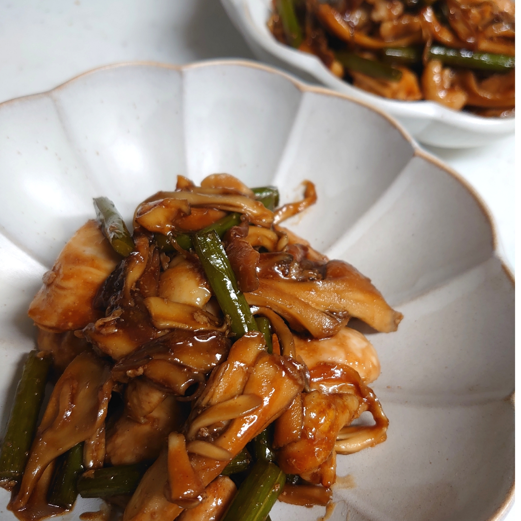 今日は濃い味！鶏むね肉のオイスターソース炒め