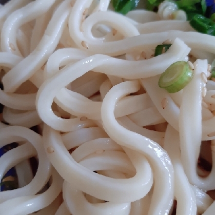 レンジでポン酢うどん