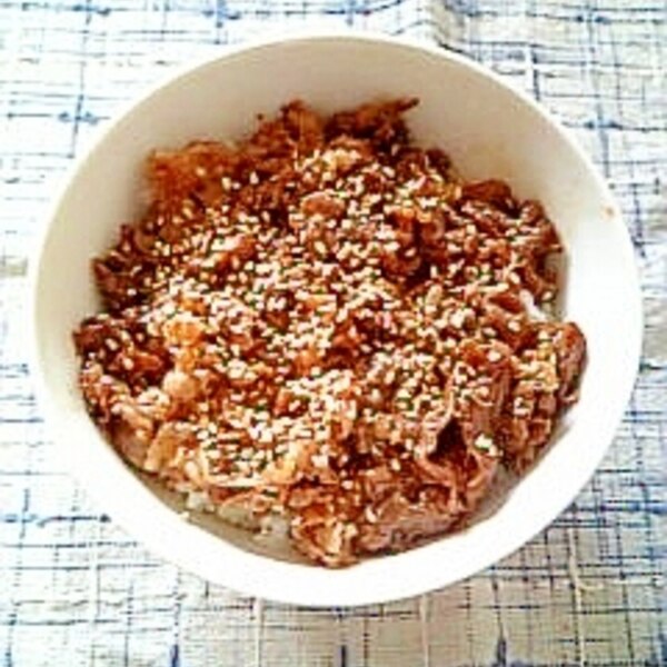 すぐ出来る 焼き牛丼 レシピ 作り方 By ティア アスラン 楽天レシピ すぐ出来る 焼き牛丼 レシピ 作り方 By ティア アスラン 楽天レシピ