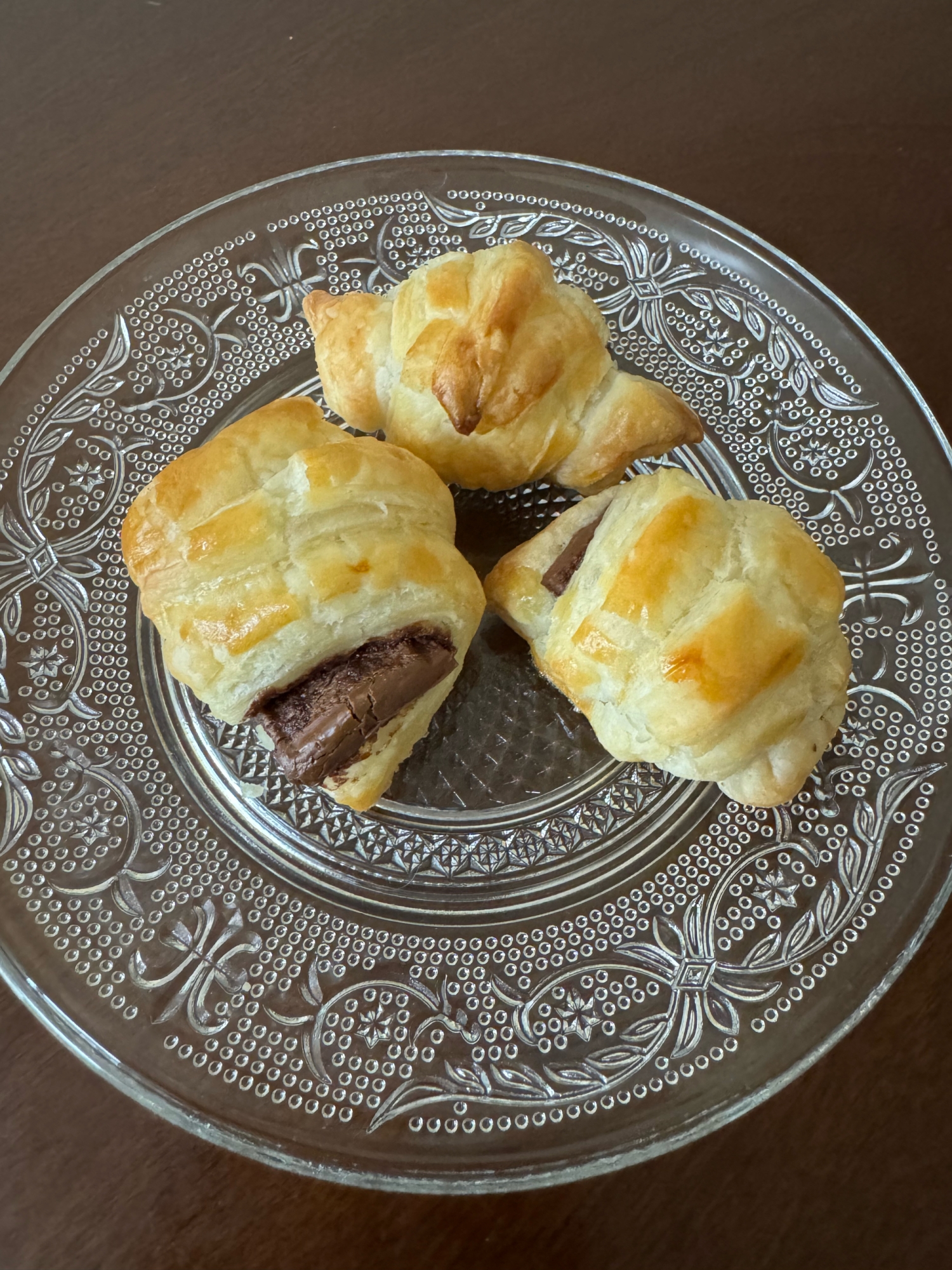 パクッと一口❤チョコクロワッサン