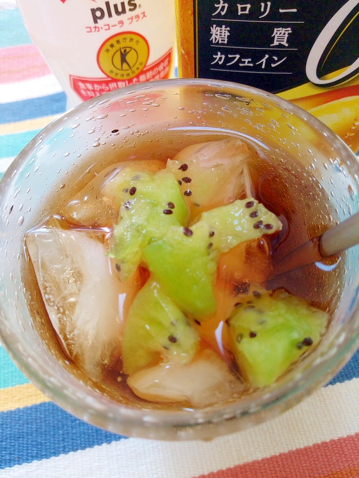 アイス☆キウイレモンティーコーラ♪ レシピ・作り方 by nyan260