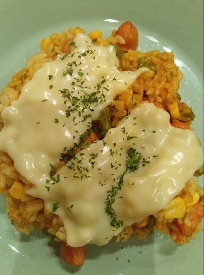 カレーピラフ×クイーンクック