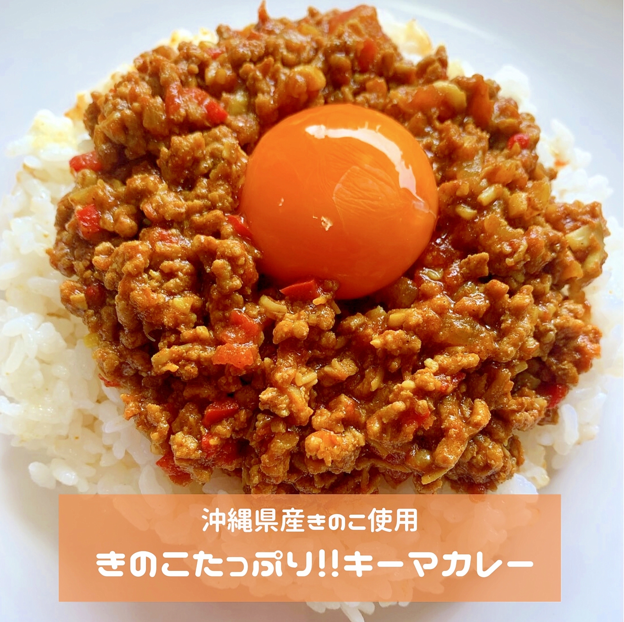 きのこたっぷり!!キーマカレー