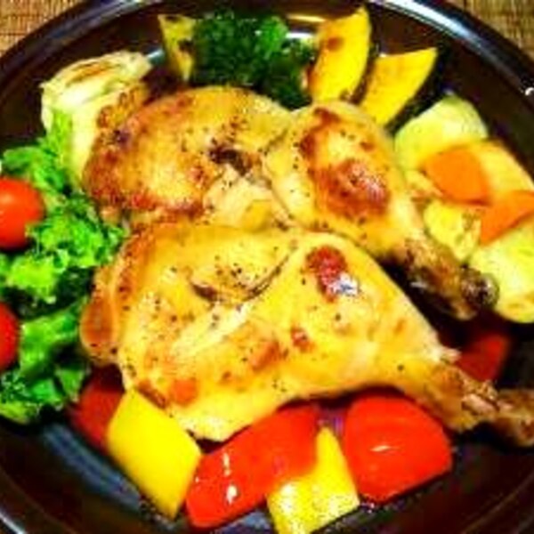 シンプルなクリスマスチキンと温野菜 レシピ 作り方 By タンタンコロリン 楽天レシピ シンプルなクリスマスチキンと温野菜 レシピ 作り方 By タンタンコロリン 楽天レシピ