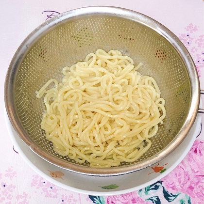 レンジで一人分パスタの茹で方