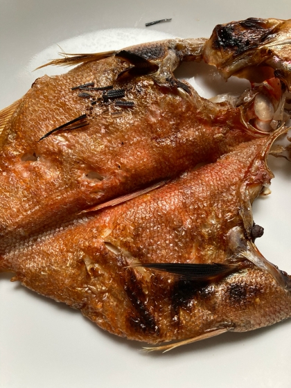 赤魚の干物の焼き方（フライパン）