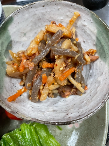 食物繊維たっぷりな五目きんぴら