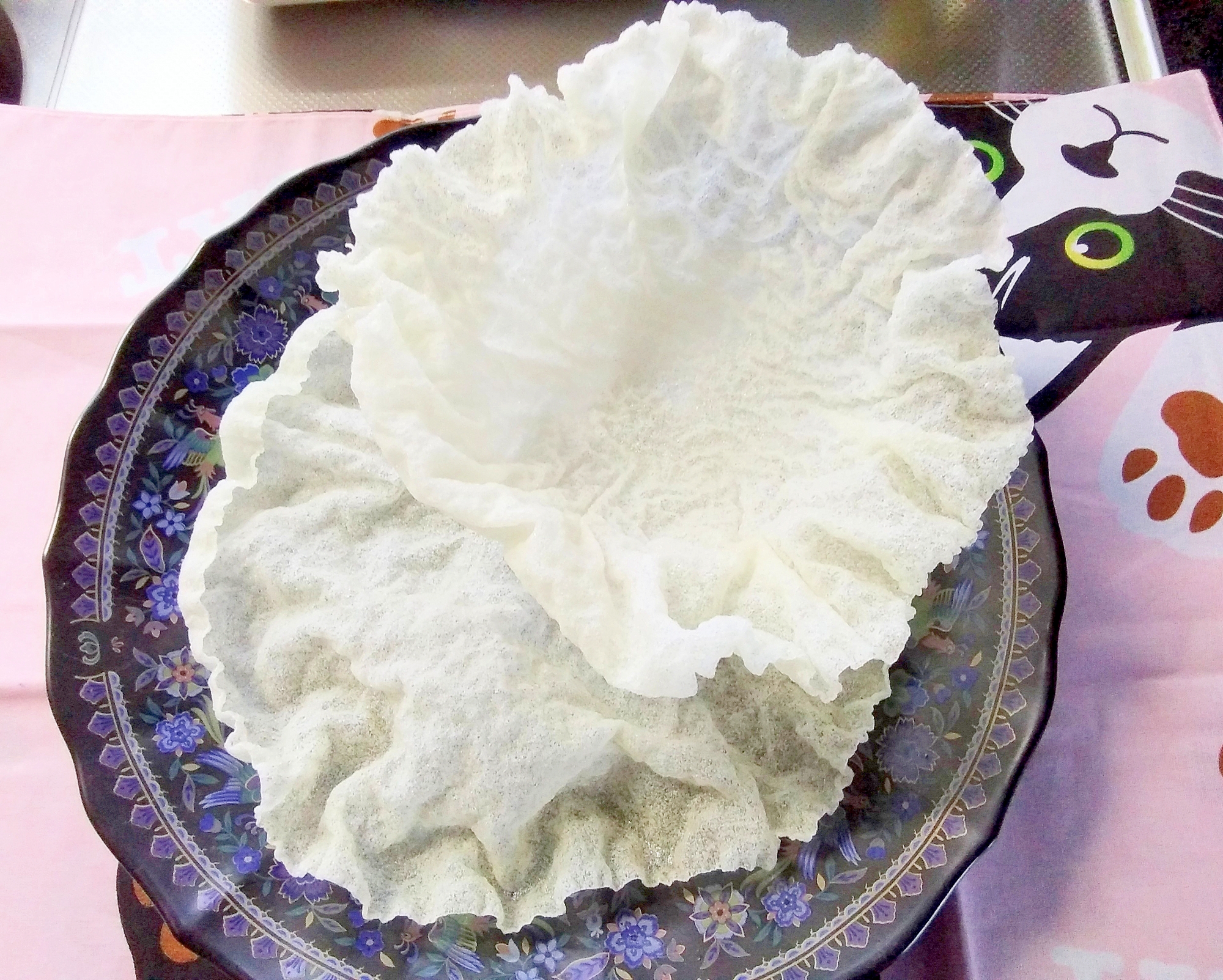 ライスペーパーの器　食べれる器　ライスペーパー皿